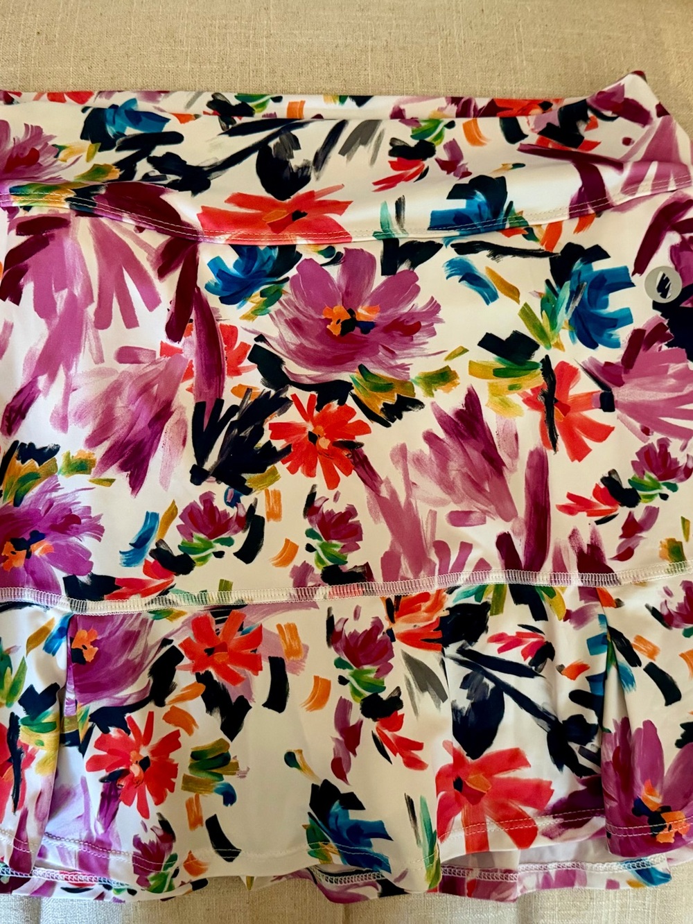 Dona Jo ‘Court Skort’ Pink Floral - Picture 2 of 3